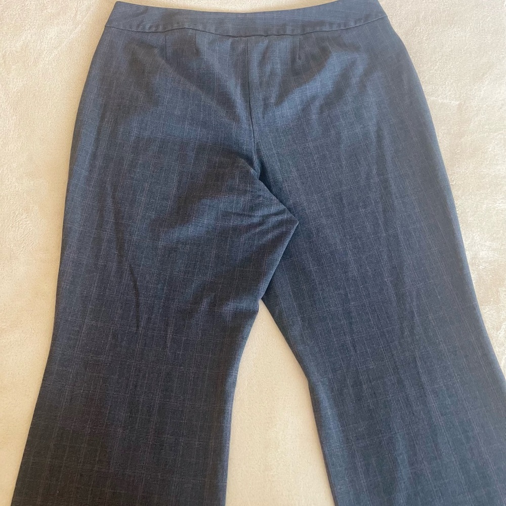 Lane Bryant Plaid Wide Leg Petite Trouser Pants - Size 18 - Picture 12 of 14